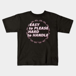 Astrology Enthusiast Gift Scorpio Facts: I'm Easy To Please But Hard To Handle Kids T-Shirt